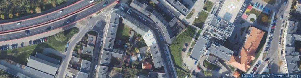 Zdjęcie satelitarne Rybna ul.