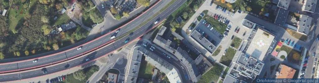 Zdjęcie satelitarne Rybna ul.