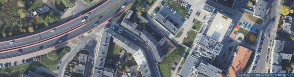 Zdjęcie satelitarne Rybna ul.