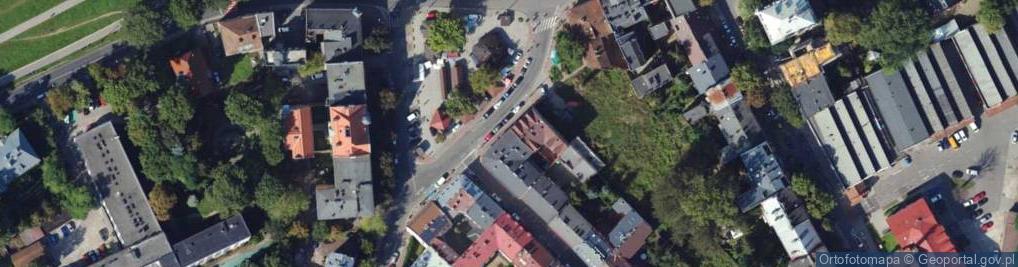 Zdjęcie satelitarne Rynek Dębnicki ul.