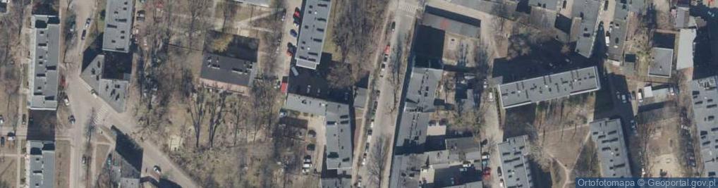 Zdjęcie satelitarne Rybna ul.