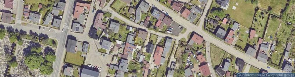 Zdjęcie satelitarne Rycerska ul.