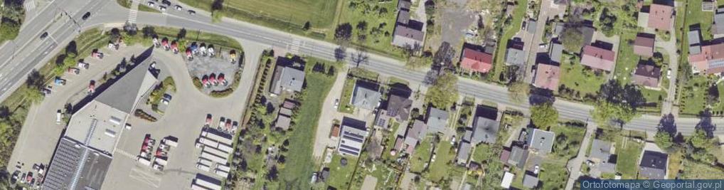 Zdjęcie satelitarne Rybnicka ul.