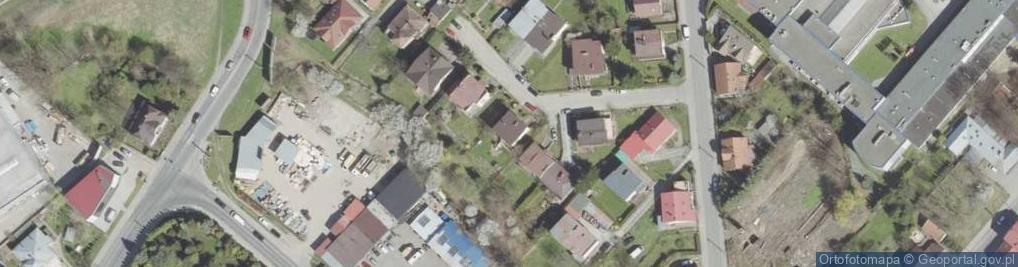 Zdjęcie satelitarne Rycerska ul.
