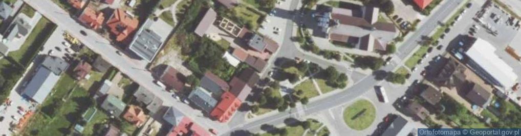 Zdjęcie satelitarne Rynek Piastowski ul.