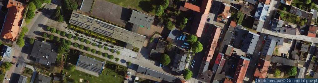 Zdjęcie satelitarne Rycerska ul.