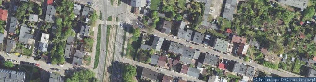 Zdjęcie satelitarne Rybna ul.