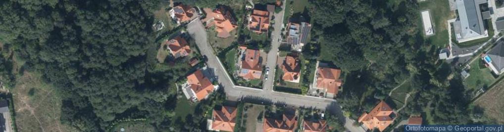 Zdjęcie satelitarne Rybiego Potoku ul.