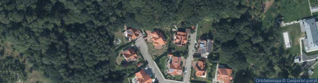 Zdjęcie satelitarne Rybiego Potoku ul.