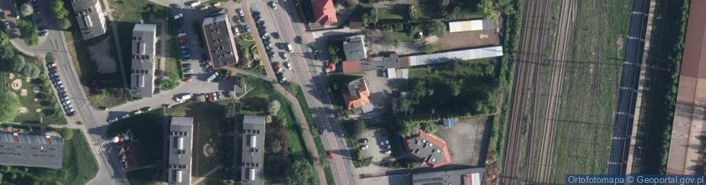 Zdjęcie satelitarne Rybnicka ul.