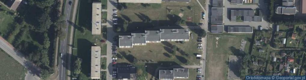 Zdjęcie satelitarne Rycerska ul.