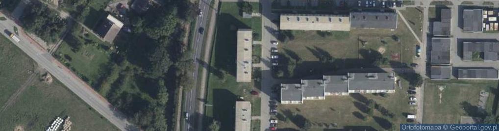 Zdjęcie satelitarne Rycerska ul.