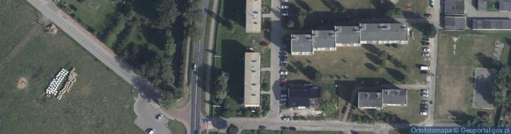 Zdjęcie satelitarne Rycerska ul.