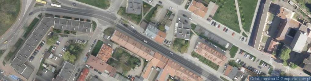 Zdjęcie satelitarne Rządowa ul.