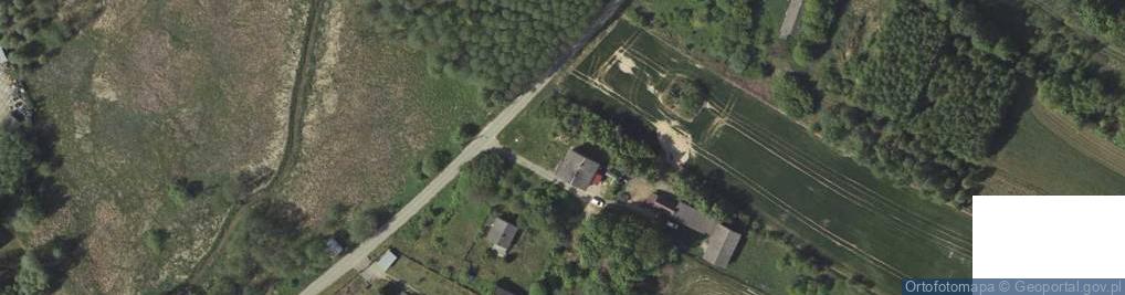 Zdjęcie satelitarne Rzeczyca Ziemiańska-Kolonia ul.