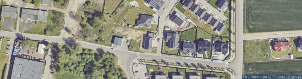 Zdjęcie satelitarne Rzymska ul.