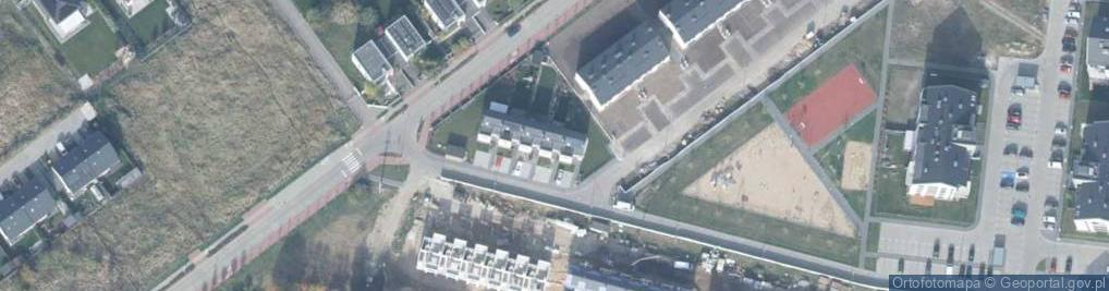 Zdjęcie satelitarne Rzymska ul.