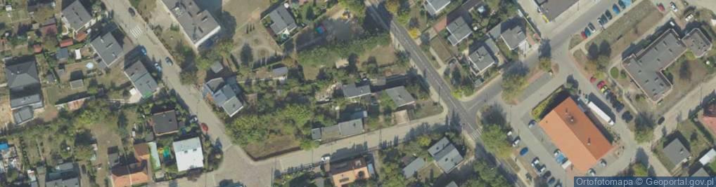 Zdjęcie satelitarne Saperów ul.