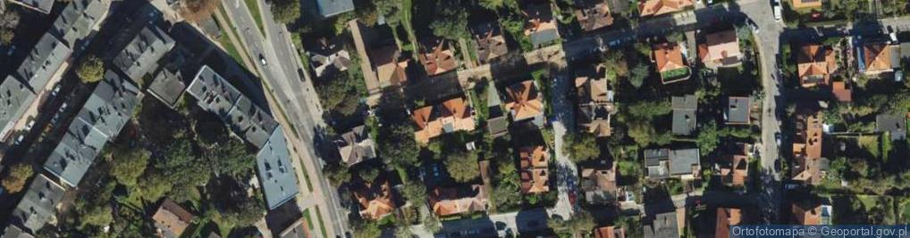 Zdjęcie satelitarne Saperów ul.