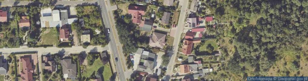 Zdjęcie satelitarne Saperów ul.