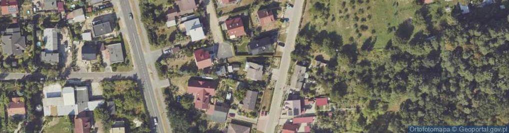 Zdjęcie satelitarne Saperów ul.