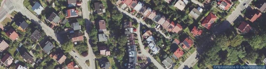 Zdjęcie satelitarne Saperów ul.