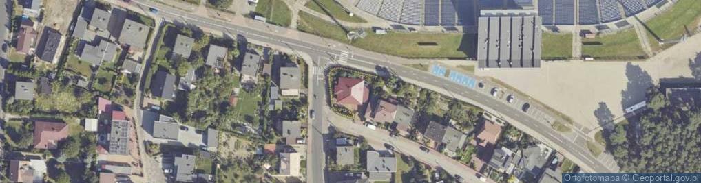 Zdjęcie satelitarne Saperska ul.