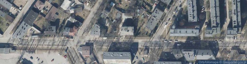 Zdjęcie satelitarne Sanocka ul.
