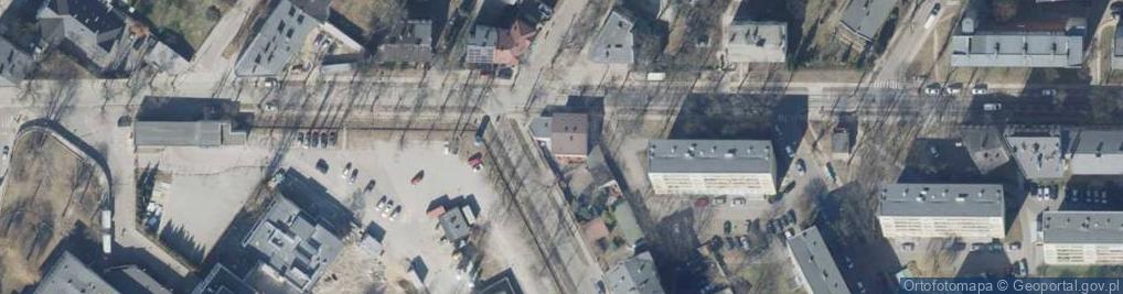Zdjęcie satelitarne Sanocka ul.