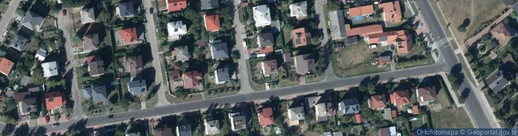 Zdjęcie satelitarne Saperów ul.