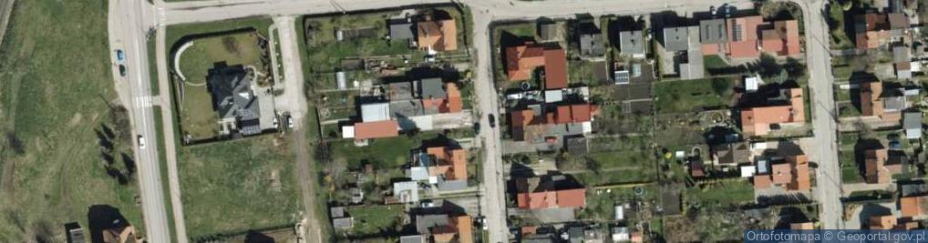 Zdjęcie satelitarne Saperów ul.