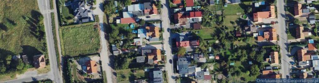 Zdjęcie satelitarne Saperów ul.