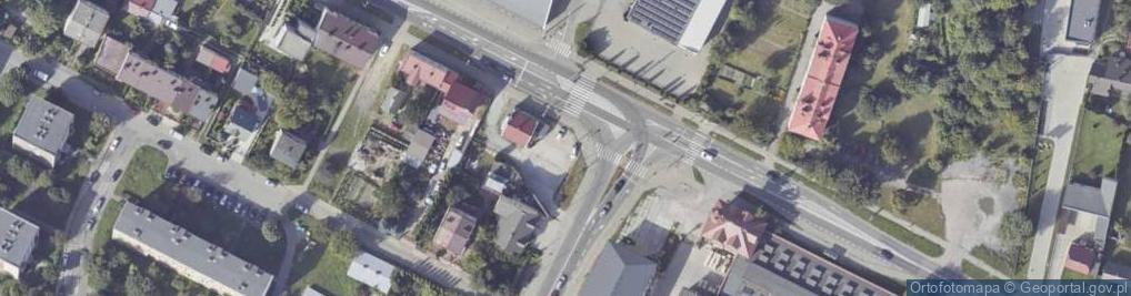 Zdjęcie satelitarne Sandomierska ul.