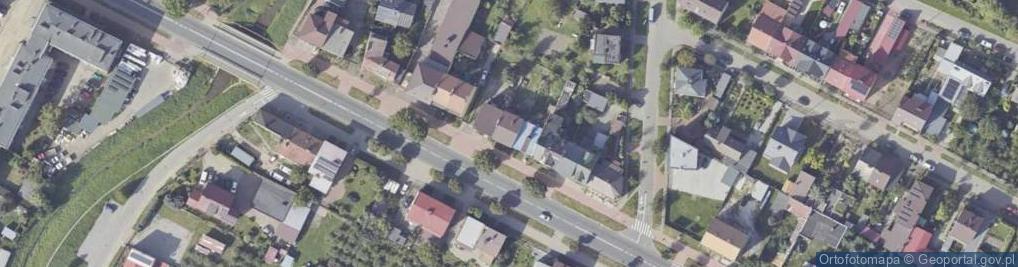 Zdjęcie satelitarne Sandomierska ul.