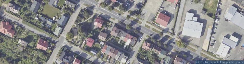 Zdjęcie satelitarne Sandomierska ul.
