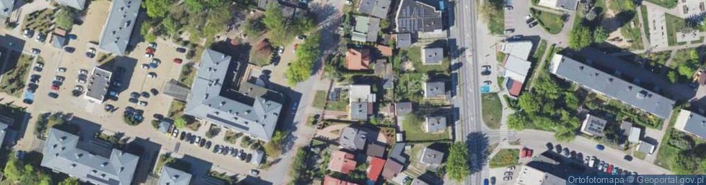 Zdjęcie satelitarne Saperska ul.