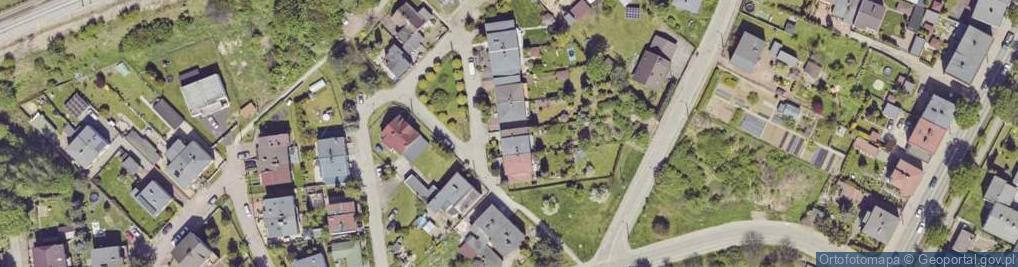 Zdjęcie satelitarne Saperów ul.