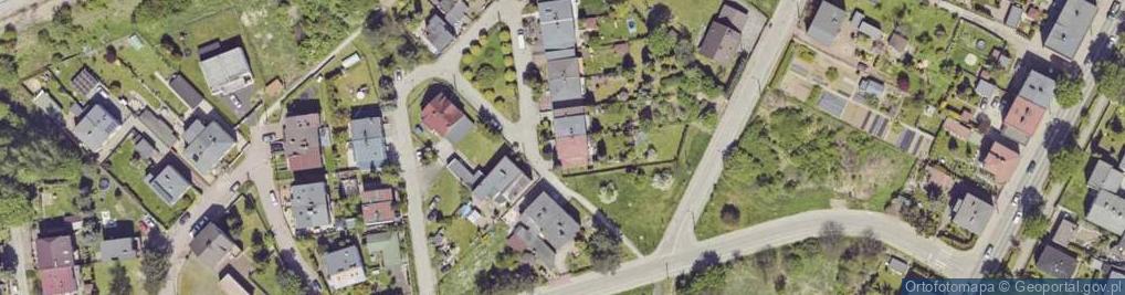 Zdjęcie satelitarne Saperów ul.
