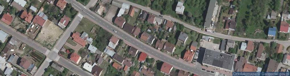 Zdjęcie satelitarne Sandomierska ul.