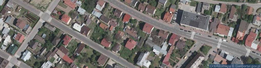 Zdjęcie satelitarne Sandomierska ul.
