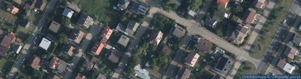 Zdjęcie satelitarne Saperów ul.