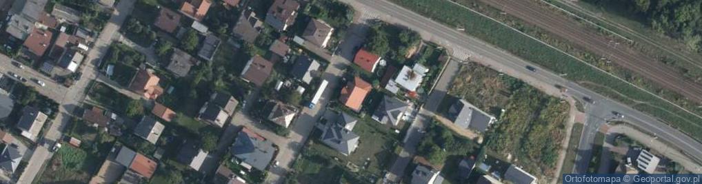Zdjęcie satelitarne Saperów ul.