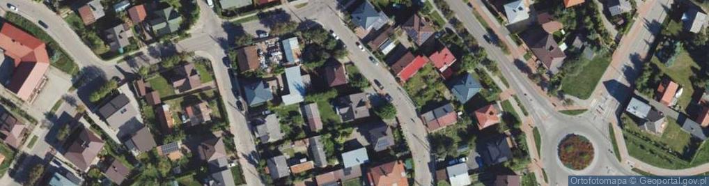 Zdjęcie satelitarne Saperska ul.