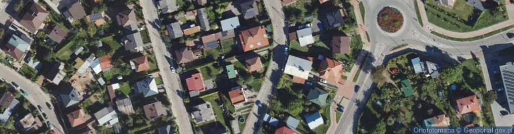 Zdjęcie satelitarne Saperska ul.