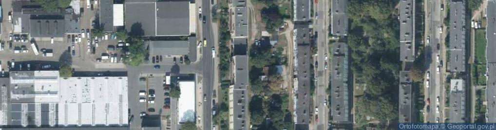 Zdjęcie satelitarne Santocka ul.