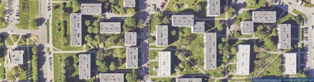 Zdjęcie satelitarne Saperów ul.