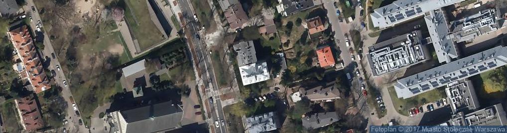 Zdjęcie satelitarne Saska ul.