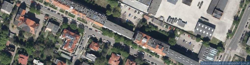 Zdjęcie satelitarne Saperów ul.