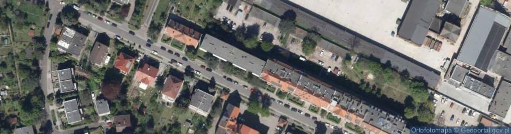 Zdjęcie satelitarne Saperów ul.