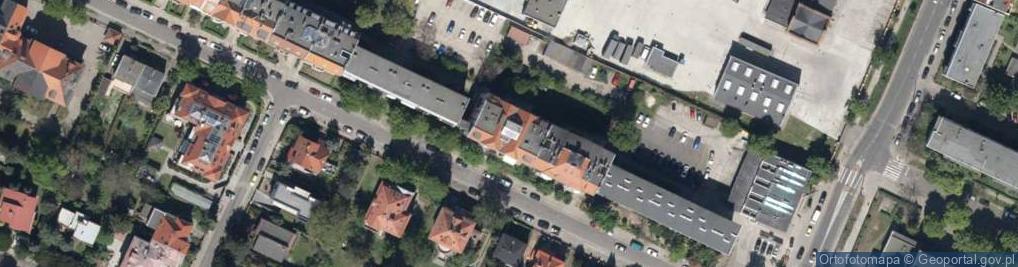 Zdjęcie satelitarne Saperów ul.